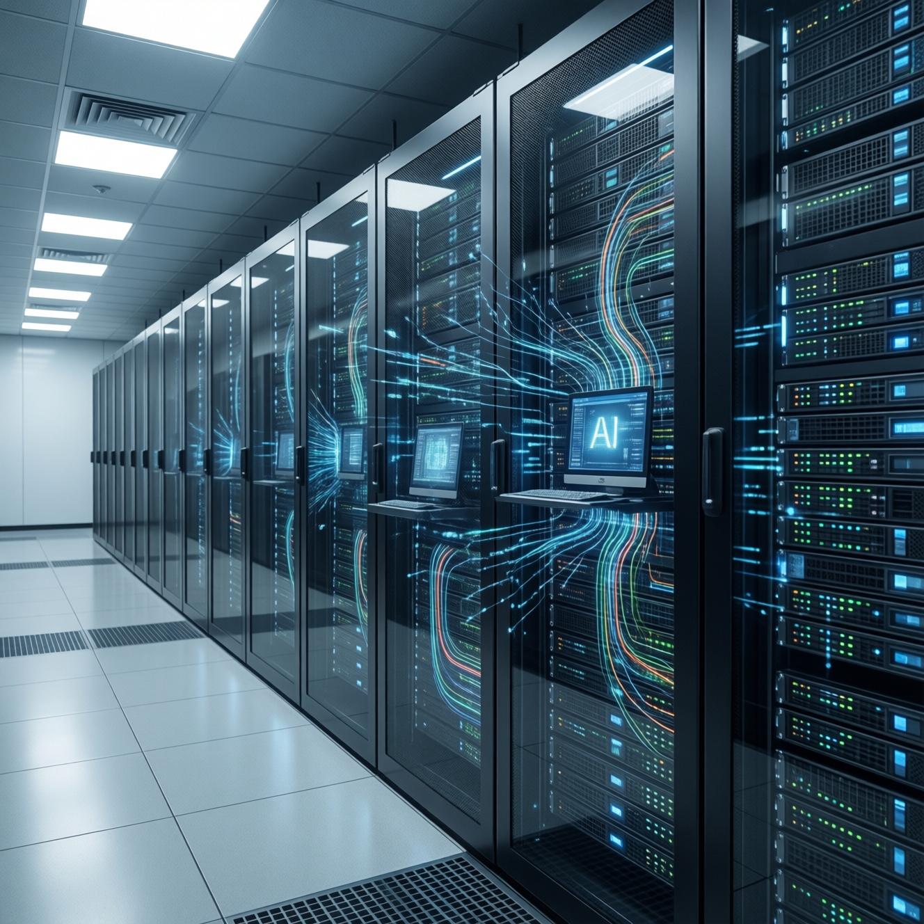 Modern data center with AI and analytics